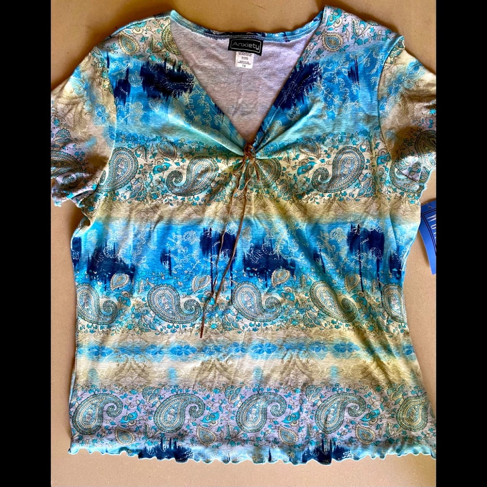 Anxiety Women’s shirt size 1X brand new